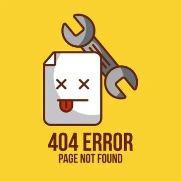 Page not found Stockillustratie
