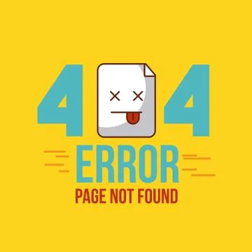 Page not found 库存插图