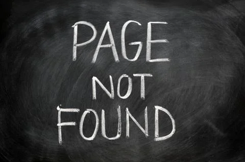 Page not found Stock Photos