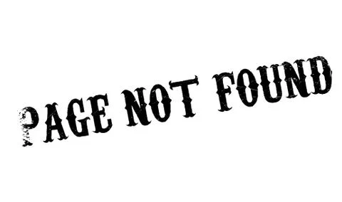 Page Not Found rubber stamp イラスト素材