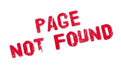 Page Not Found rubber stamp イラスト素材