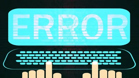 Page not found.Error System error Glitch. Computer virus. Stock Footage 280025274