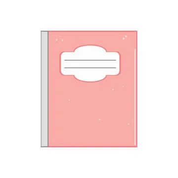 Page notebook cartoon vector illustration イラスト素材