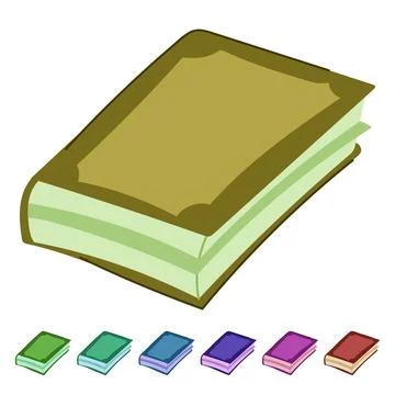 Page old book vector cartoon graphic Stock Illustration