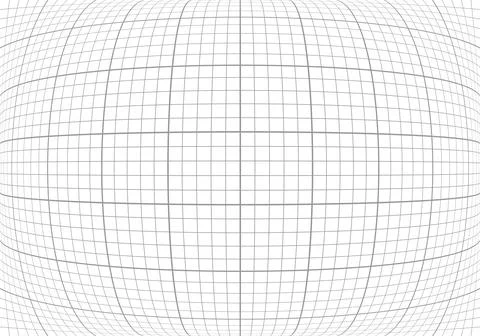 Page of paper with square grid background with fisheye effect for notice. v.. Stock Illustration