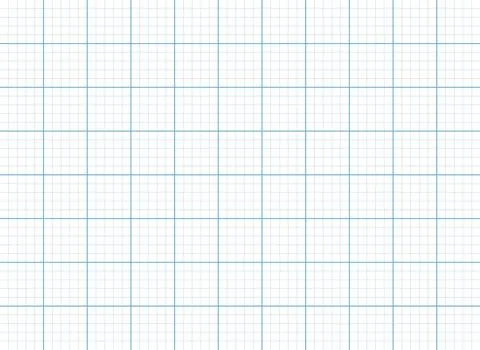 Page of paper with square grid background for notice. Educational vector 스톡 일러스트