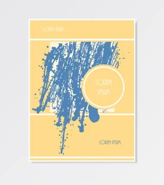 Page, poster, booklet template Stock Illustration