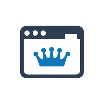 Page Rank Icon Stock Illustration