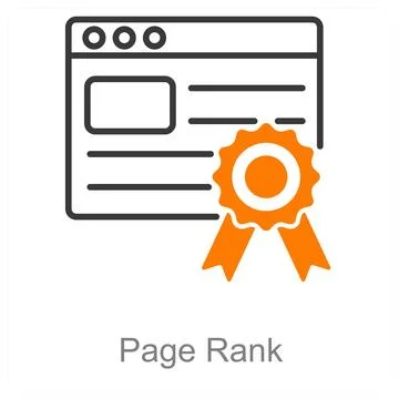 Page Rank Stock Illustration