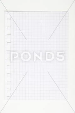 Page ripped off from the notebook Stock Photos