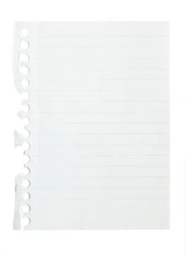 Page ripped Foto stock