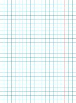 Page of school notebook. Square. Vector illustration. Stock Illustration