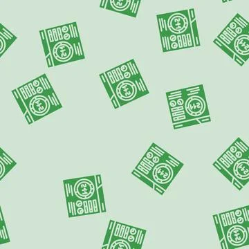 On page seo glyph vector seamless pattern Stock Illustration