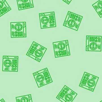 On page seo line vector seamless pattern 스톡 일러스트