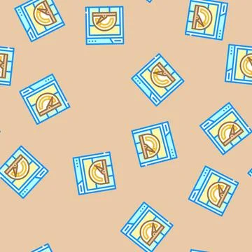 Page speed seo vector seamless pattern Stock Illustration