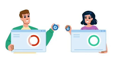 Page speed vector Stock Illustration