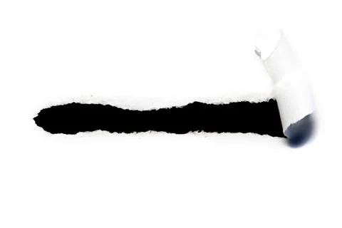 Page tear design element Stock Photos
