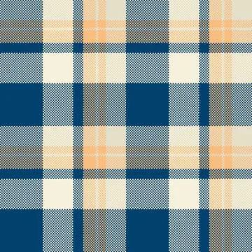 Page texture vector plaid, tee textile pattern tartan. Paisley seamless fab.. Stock Illustration