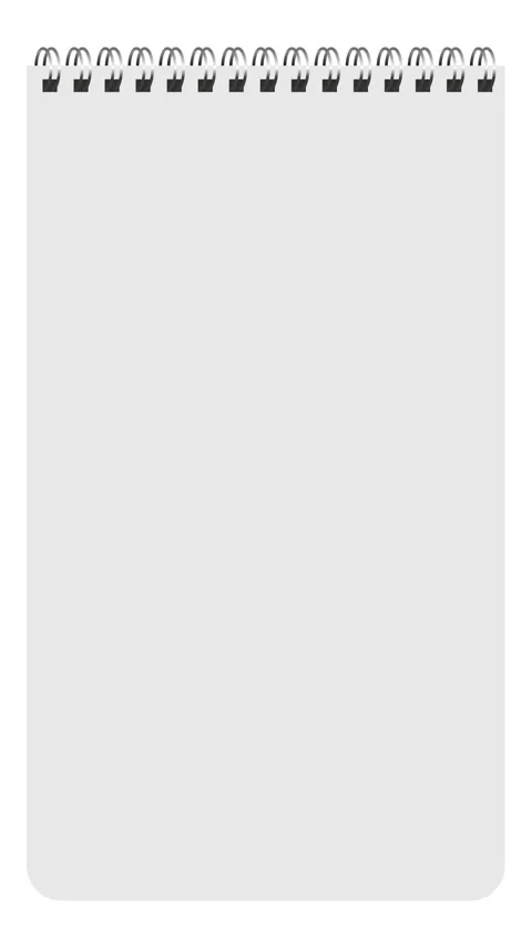 The page of vertical notepad with spiral silver bind opens Stock Footage 289687420