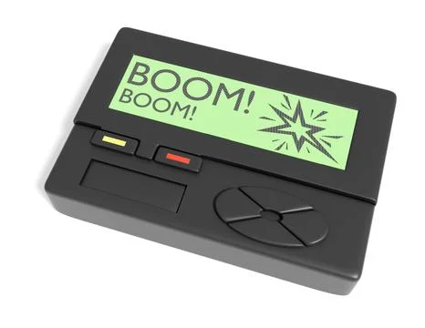 Pager message Stock Illustration