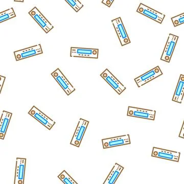 Pager retro gadget vector seamless pattern イラスト素材