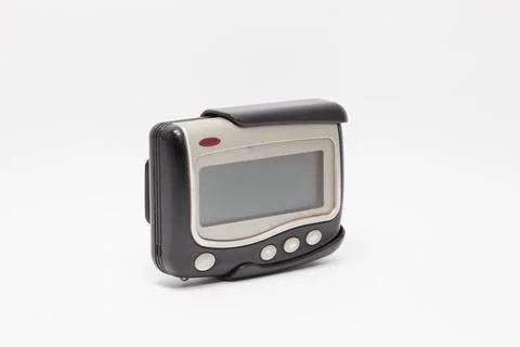 Pager with white background Stock Photos