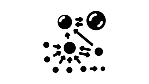 Pagerank algorithm glyph icon animation Stock Footage 326741527