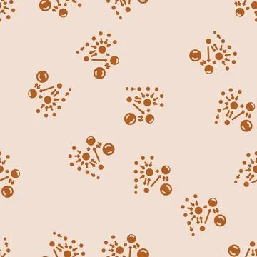 Pagerank algorithm glyph vector seamless pattern イラスト素材