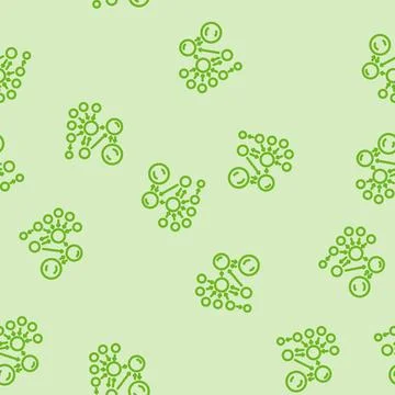 Pagerank algorithm line vector seamless pattern Stock Illustration