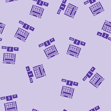 Pagerank seo glyph vector seamless pattern 스톡 일러스트