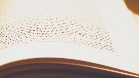 PAGES OF A BOOK Stock Footage 91385532