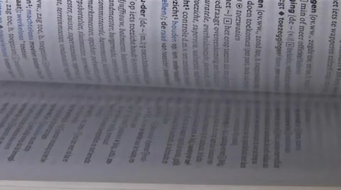 Pages close up  Stock Footage 1105181