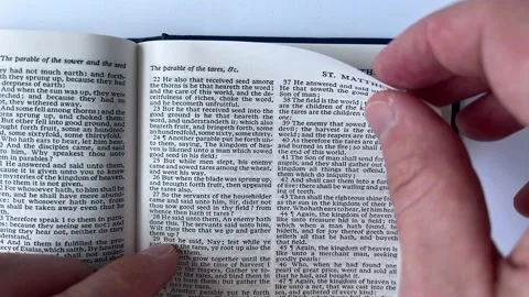 Pages Of The New Testament, Stop Motion Stock Footage 252198948