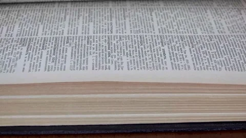 Pages of an old book Stock Footage 141373580