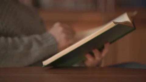 Pages of an old book Stock Footage 194006226