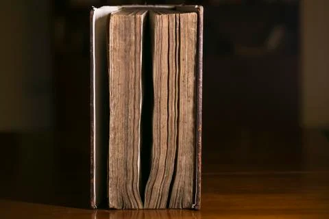 Pages of an old Book Stock Photos