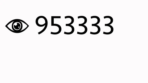 Pages views Counter, quickly increase to 1,000,000. Stock-Footage 76721466