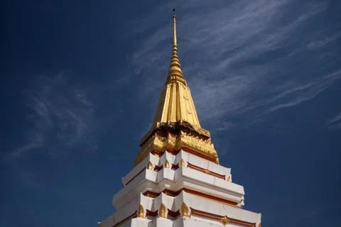 Pagoda on blue sky Stock Photos