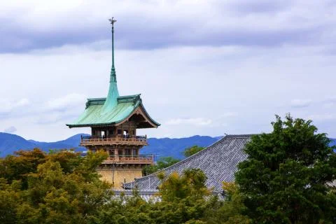 Pagoda in Kyoto, Japan Stock Photos