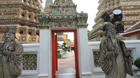 Pagoda in temple Stock Footage 112875443