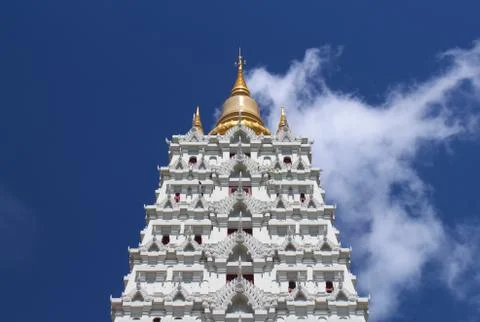 Pagoda in thai temple Stock Photos