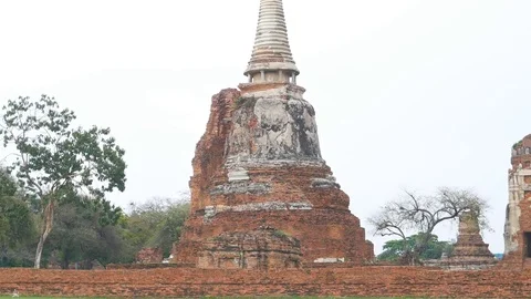 Pagoda at Wat Maha That Stock-Footage 75894889