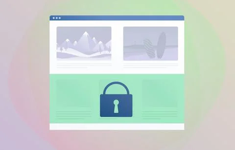 Paid Content - Pay After Reading PAR vector illustration concept. Online Stock Illustration