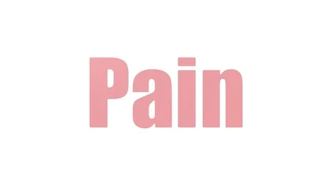 Pain Animated Tag Cloud Isolated Stock Footage 103559300