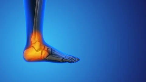 Pain in the big toe Illustrazione stock