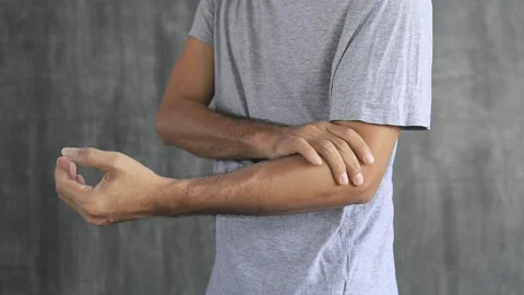 Pain elbow Stock Footage 149832027