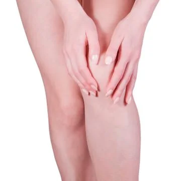 Pain knee Stock Photos