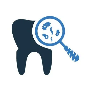 Pain, teeth problem Icon. Simple editable vector design isolated on a white.. Stock Illustration