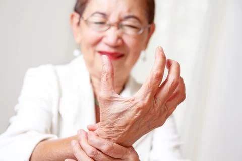 Painful hand Stock Photos