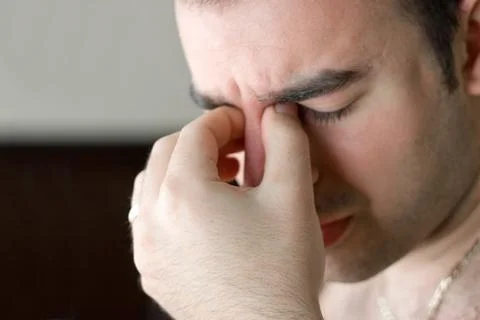 Painful Headache Stock Photos